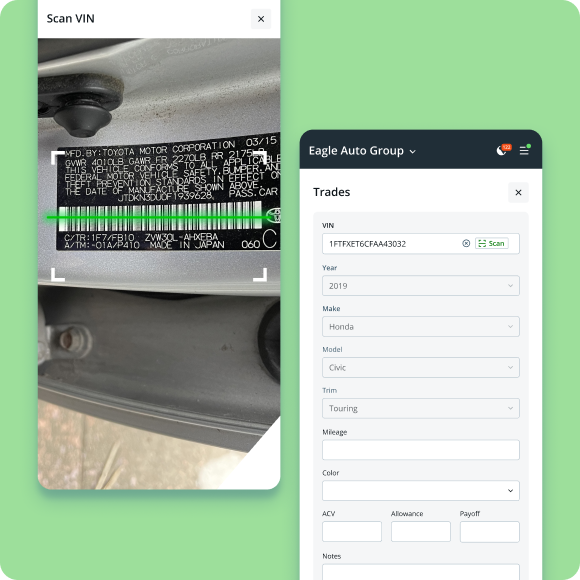 screenshot of AutoRaptor CRM